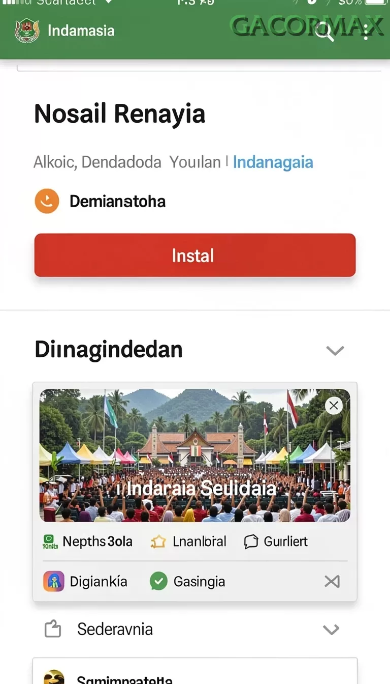 Cuplikan layar LIMATOGEL — halaman utama