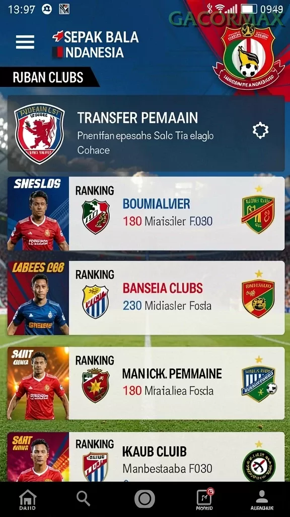 Cuplikan layar MPO999 — pengaturan akun